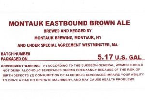 Montauk Brewing Montauk Eastbound Brown Ale