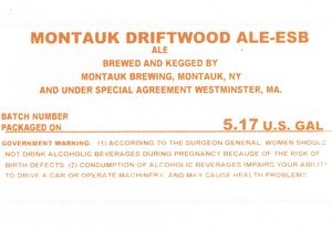 Montauk Brewing Montauk Driftwood Ale-esb July 2013