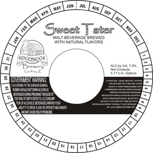 Ridgebrook Brewery, LLC Sweet Tater'