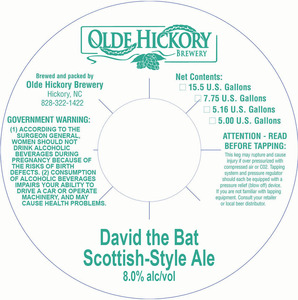 Olde Hickory Brewery Dave The Bat