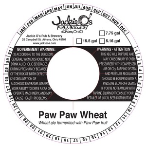 Jackie O's Paw Paw Wheat August 2013