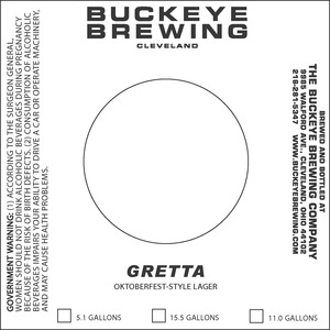 Buckeye Brewing Gretta