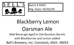 Bell's Blackberry Lemon Oarsman Ale