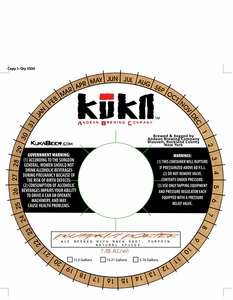 Kuka Pumpkin Porter August 2013