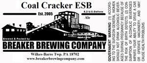 Breaker Brewing Company Coal Cracker Esb