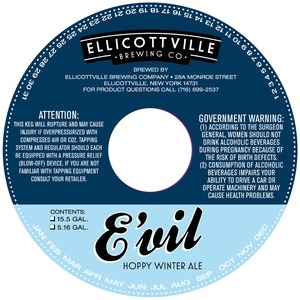 Ellicottville Brewing Company E'vil Hoppy Winter Ale
