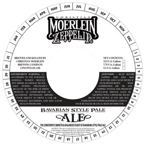 Christian Moerlein Zeppelin Bavarian Style Pale Ale August 2013