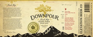 Elevation Beer Co Downpour September 2013