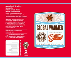 Sixpoint Craft Ales Global Warmer