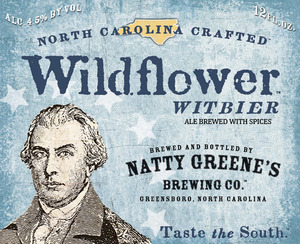 Natty Greene's Brewing Company Wildflower Witbier September 2013