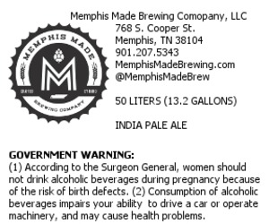 Memphis Made Brewing Company India Pale Ale