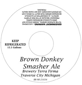 Brown Donkey Smasher Ale September 2013