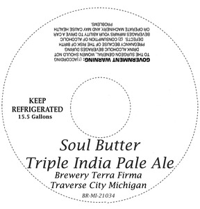 Brewery Terra Firma Soul Butter Triple India Pale Ale September 2013