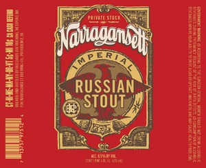 Narragansett Brewing Co Imperial Russian September 2013