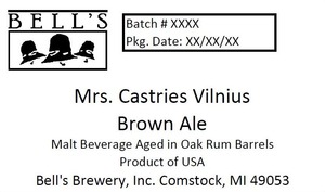 Bell's Mrs. Castries Vilnius Brown Ale