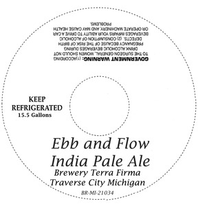 Brewery Terra Firma Ebb And Flow India Pale Ale October 2013