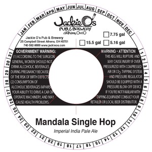 Jackie O's Mandala Single Hop October 2013