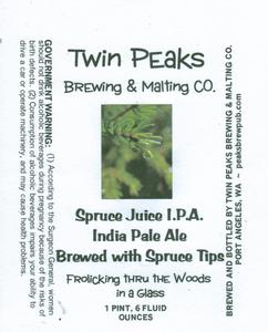 Twin Peaks Brewing & Malting Co. Spruce Juice IPA November 2013