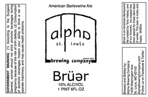 Alpha Brewing Company Bruer November 2013