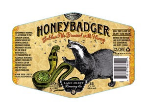 Lake Bluff Brewing Company Honey Badger November 2013