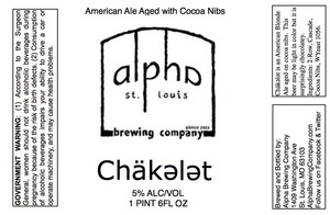 Alpha Brewing Company Chakelet November 2013