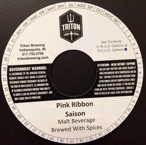 Triton Brewing Pink Ribbon Saison