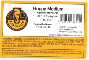 Hoppy Medium Imperial Brown Ale