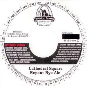 Cathedral Square Brewery Repent Rye