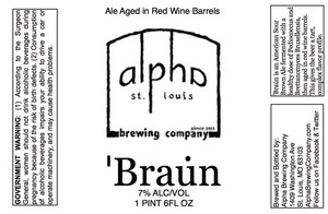 Alpha Brewing Company Braun December 2013