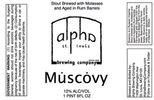 Alpha Brewing Company Muscovy December 2013