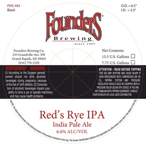 Founders Red's Rye IPA