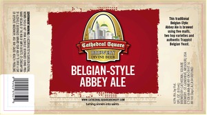 Cathedral Square Brewery Belgian Style Abbey