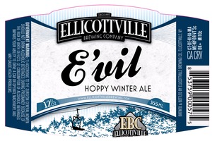 Ellicottville Brewing Company E'vil Hoppy Winter December 2013