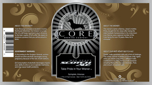 Core Brewing Company Wee Heavy December 2013