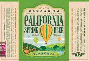 Hangar 24 Craft Brewery California Spring Beer January 2014