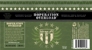 Destihl Brewery Hoperation Overload January 2014