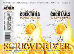 Signature Cocktails By Loko Screwdriver