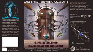 Lake Effect Brewing Company Espresso Gone Stout January 2014