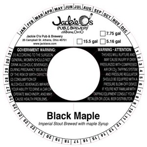 Jackie O's Black Maple January 2014