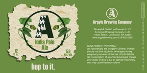 Argyle Brewing Company, LLC Hop To It January 2014