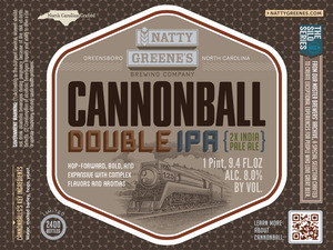 Natty Greene's Brewing Co. Cannonball January 2014