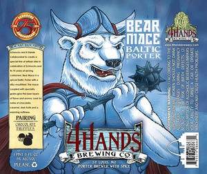 4 Hands Brewing Company Bear Mace Baltic Porter January 2014