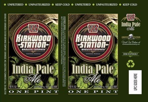 Kirkwood Station India Pale Ale January 2014