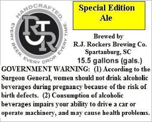 R.j. Rockers Brewing Company, Inc. Special Edition January 2014