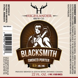 Highlander Brew Company Blacksmith Smoked