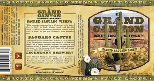 Sacred Saguaro Vienna Style Lager February 2014