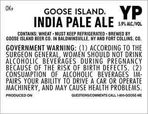 Goose Island Beer Co. India Pale February 2014