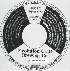 Evolution Craft Brewing Co Exile Red February 2014