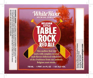 Belgian Style Table Rock Red Ale February 2014