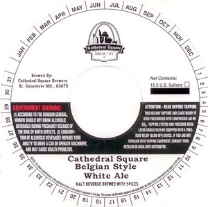 Cathedral Square Brewery Belgian Style White